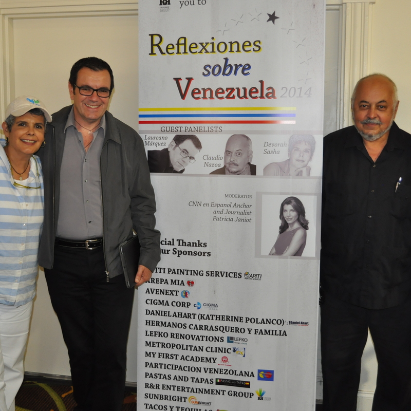 Devorah Sasha, Laureano Marquez, Claudio Nazoa and Patricia Janiot.